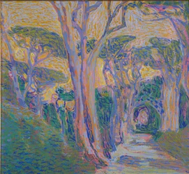 Fyrreskov i Portofino, ca. 1920