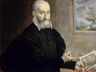 Portræt af Giulio Clovio 1498-1578, ca 1571.
