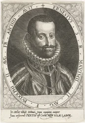 Portræt af ærkehertug Ernest af Østrig 1553-1595, ca 1595-1597