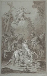 The Conversion of St. Paul recto, The Execution of the Prisoner verso, 1700-begyndelsen af det 19. århundrede.