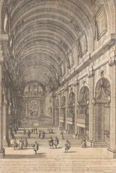 Dekoration bestilt af kardinal de Retz i San Luigi-kirken, Rom, til Saint