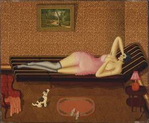Summer Siesta Woman Lying, 1933.
