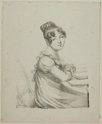 Portræt af grevinde Mollien