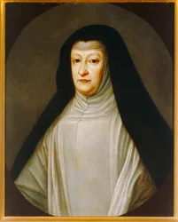 Marianne af Østrig, datter af Ferdinand III, gift med Felipe IV, hendes onkel ...