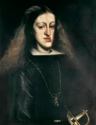 Portræt af CHARLES II af Spanien (1661-1700)