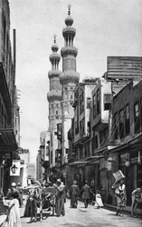 Sultan al-Muayyads moske, Cairo, Egypten, c1922