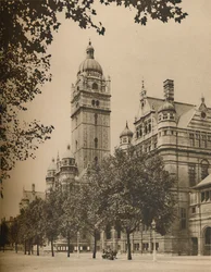 Hvor London University deler kvarter med The Imperial Institute, c1935.