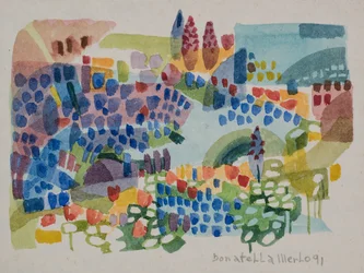 Mark af blomster