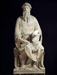Sankt Johannes Evangelisten. Marmorskulptur