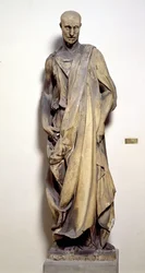 Profeten Habakkuk (Lo Zuccone) ca.1423-36 (marmor)
