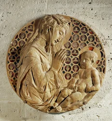 Jomfruen, der tilbeder barnet, "Madonna Todi" ...