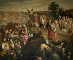 Israelitterne krydsede Det Røde Hav, ca. 1610.
