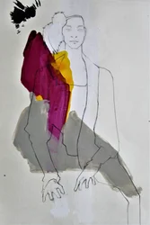 Abstrakt modefigur