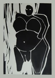 En markant kvindelig figur