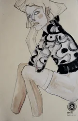 Stilfuld modeillustration
