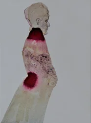 Elegant profil af en rødfigur