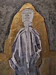 Gylden meditationsfigur