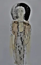 Fredfyldt abstrakt figur