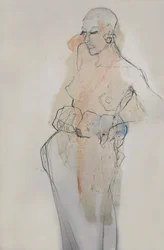 Fredfyldt kvindefigur
