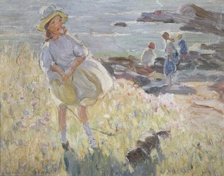 On the Cliffs (olie på lærred)