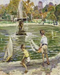 Sejlbåde i Hyde Park