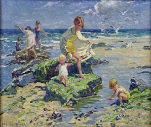 Water Babies (olie på lærred)