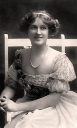 Nina Sevening, britisk skuespillerinde, begyndelsen af det 20. århundrede.