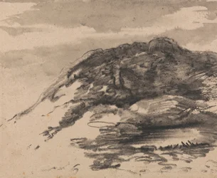 Komposition inspireret af Richard Wilsons Paintings of Cader Idris