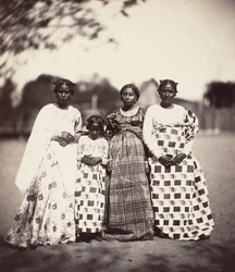Kvinder fra Betsimisaraka, Madagaskar, 1863.