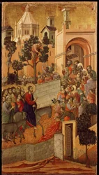 Maesta: Indrejse i Jerusalem
