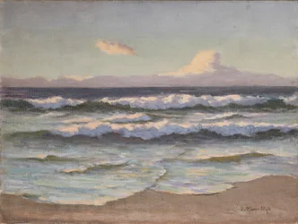 Lilac Waves (olie på lærred)