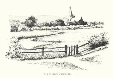 Alfriston Kirke (litografi)