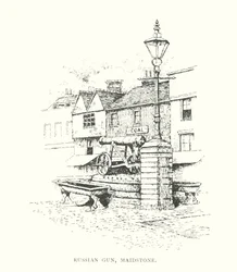 Russian Gun, Maidstone (litografi)