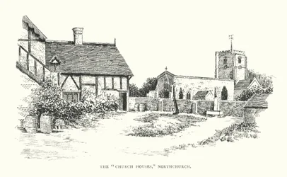 "Kirkehusene", Northchurch (litografi)