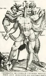 Arminianisme som femhovedet monster