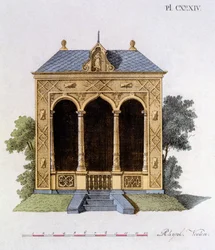Design fra Magazine of Garden Gems af G. van Laar, udgivet 1802