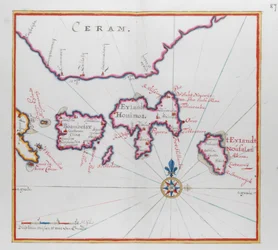 Øen Ceram (Seram), Indonesien.