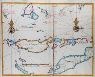 Øen Timor og omegn.
