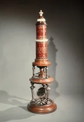 Mikroskop (træ og elfenben)