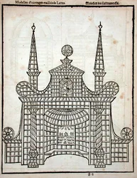 Trelliswork design, fra 