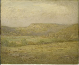 New England Hills, 1901 (olie på træpanel)