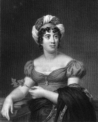 Germaine de Stael, fransk forfatter, romanforfatter og politisk propagandist, 1836.