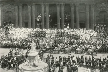 Ceremonien i St. Pauls, London, 1897