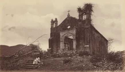 Ruinerne af San Miguel-kirken, Panama, 1877.