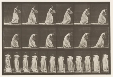 Plade 199. Courtseying, ventilator i højre hånd, 1885