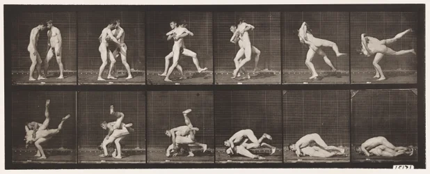 Tavle 347. Wrestling, græsk-romersk, 1885