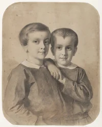 Portræt af Wigbold Albert Willem, greve af Limburg Stirum, og grev Hendrik