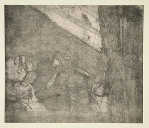 Hos ambassadørerne, ca. 1877 (ætsning, akvatinte og tørnål)