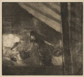 På Café des Ambassadeurs, ca. 1879-80