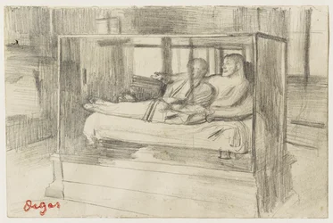 Ved Louvre: Den etruskiske sarkofag, ca. 1879